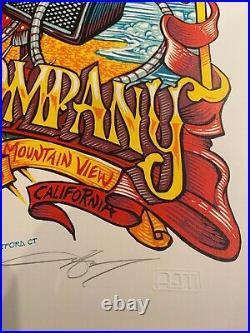 Dead and Company Poster 2018 Shoreline Masthay AE #/100 RARE Dead & Co