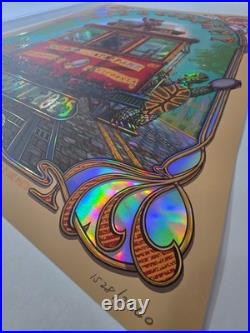 Dead and Company Poster 2025 60th Anniversary SF Luke Martin #1528/2260 FOIL 8/1