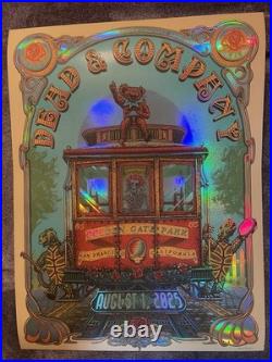 Dead and Company Poster 2025 60th Anniversary SF Luke Martin #xxx/2260 FOIL 8/1