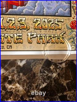 Dead and Company Poster 60th Anniversary San Francisco 2025 EMEK AE #/150