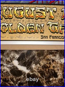 Dead and Company Poster 60th Anniversary San Francisco 2025 EMEK AE #/150