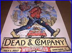 Dead and Company Poster 7/1/2017 Wrigley Field Chicago, IL Grateful Dead & Co