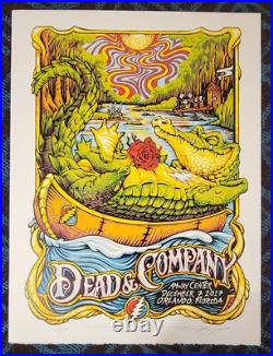 Dead and Company Poster Amway Center 2017 Orlando Florida S/N XX/700 AJ Masthay