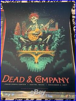 Dead and Company Poster Austin, TX 12/2/2017 Grateful Dead Poster