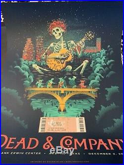 Dead and Company Poster Austin, TX 12/2/2017 Grateful Dead Poster