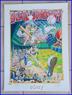 Dead and Company Poster Boston Fenway Park Night 1 2023 AJ Masthay XX/2000 S/N