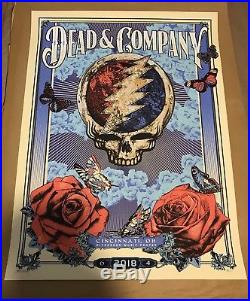 Dead and Company Poster Cincinnati, OH 6/4/18 Hazmat AE S/N not Status Masthay