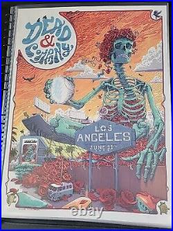 Dead and Company Poster Dodgers Stadium 6/11/2022 AE 16/160