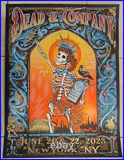 Dead and Company Poster FOIL Citi Field New York 2023 XXX/2020 Mike Dubois