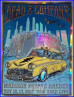 Dead and Company Poster Foil Madison 2017 New York MSG 381/1700 Mike DuBois