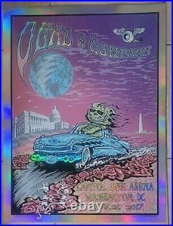 Dead and Company Poster Foil Washington 2017 Capitol One XX/850 Mike DuBois