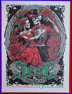 Dead and Company Poster Folsum Field, Boulder 2023 7/1-3 J. T. Lucchesi xxxx/3800