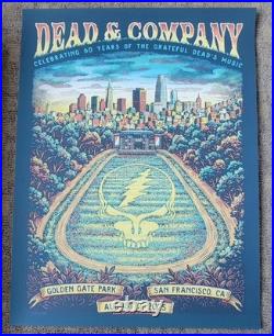 Dead and Company Poster Golden Gate Park 8/2 2025 San Francisco