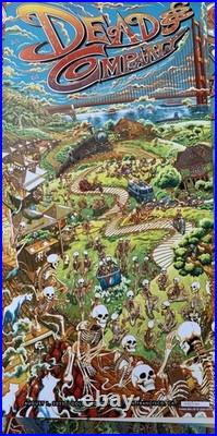 Dead and Company Poster Grateful Dead 60 2025 Concert Poster 8/1 Jerry Bday