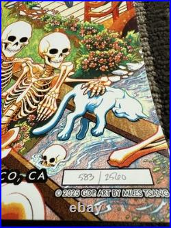 Dead and Company Poster Grateful Dead 60 2025 Concert Poster 8/2 San Francisco
