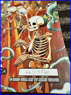 Dead and Company Poster Grateful Dead 60 2025 Concert Poster 8/3 San Francisco