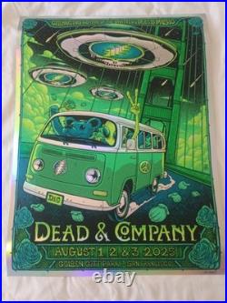 Dead and Company Poster Jerry Bday Show 8/1 Grateful Dead 60 San Francisco GD60