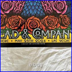 Dead and Company Poster Las Vegas Sphere 5/25/24 #954/1035 Alexandra Fischer GDP