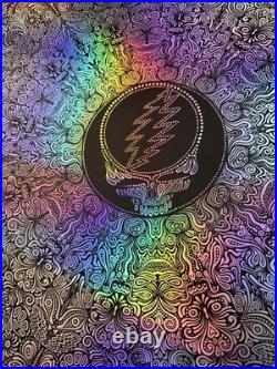 Dead and Company Poster Las Vegas Sphere 6/15/2024 Grateful Dead. Silver Foil