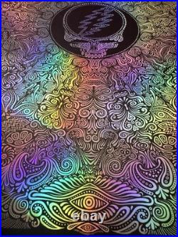 Dead and Company Poster Las Vegas Sphere 6/15/2024 Grateful Dead. Silver Foil