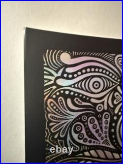 Dead and Company Poster Las Vegas Sphere 6/15/2024 Grateful Dead. Silver Foil