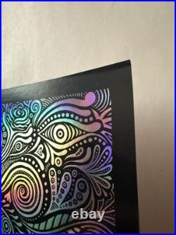 Dead and Company Poster Las Vegas Sphere 6/15/2024 Grateful Dead. Silver Foil
