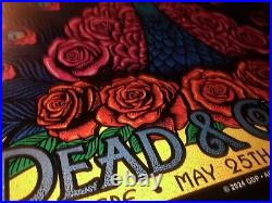 Dead and Company Poster Las Vegas Sphere Sat 5/25 Only 387/1035. Multi color