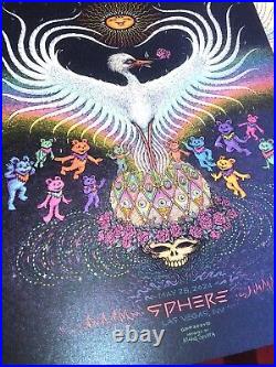 Dead and Company Poster Las Vegas Sphere Sun 5/26 #811/1135 Marq Spusta. LOOK