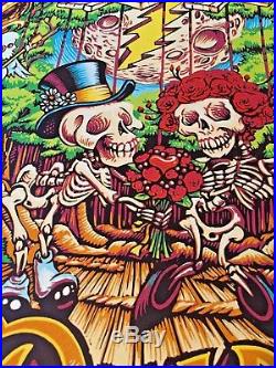 Dead and Company Poster Mansfield 2018 AJ Masthay AP SIGNED #/50 DOODLED