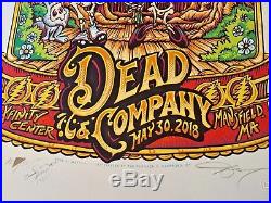 Dead and Company Poster Mansfield 2018 AJ Masthay AP SIGNED #/50 DOODLED