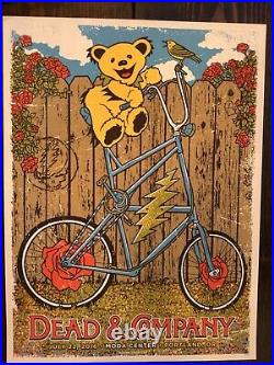 Dead and Company Poster Moda Center 2016 Rare