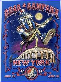 Dead and Company Poster New York Citi Field 2016 Summer Tour 1950/3200