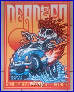 Dead and Company Poster PNC Music 2023 Charlotte North Carolina S/N 196/1640