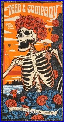 Dead and Company Poster San Francisco Night 3 2023 XXX/1960 Justin Helton