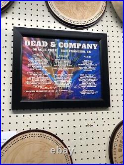 Dead and Company Poster Setlist Souvenir San Francisco 2023 Framed + Free Ship