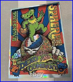 Dead and Company Poster Sphere August 8/9 FOIL xx/535 Slight Damage