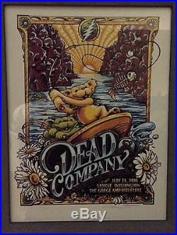 Dead and Company Poster The Gorge Amphitheatre Aj Masthay July 23, 2016 S/N