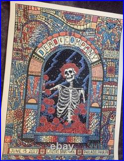 Dead and Company Poster VIP Philadelphia 2023 Citizens Bank Philly Dead and Company Poster VIP Philadelphia 2023 Citizens Bank Philly