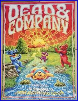 Dead and Company Poster Woodlands 2021 Cynthia Woods S/N XXX/1370
