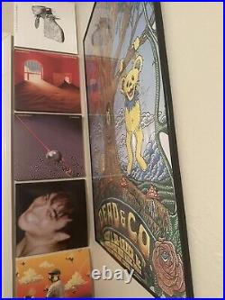 Dead and Company Raleigh, NC Framed Poster 804/910 8/16/21 Owen Murphy Grateful