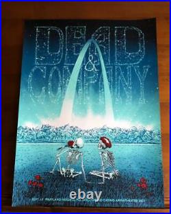 Dead and Company Saint Louis Poster Hollywood Casino Maryland Heights 2021 St