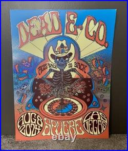 Dead and Company Sphere Aug 8/8 Foil Poster Frederico Moreno SPARKLE FOIL Vegas