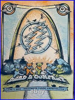 Dead and Company St. Louis 6/7/2023 VIP Poster, 18 x 24, signed and numbered