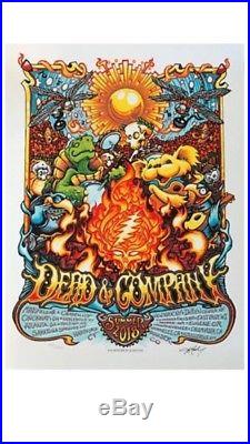Dead and Company Summer Tour 2018 Poster Lockn', All Dates! Raleigh, Boulder