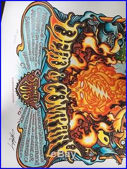 Dead and Company Summer Tour 2018 Poster, Saratoga, Boulder, Raleigh, NOLA etc