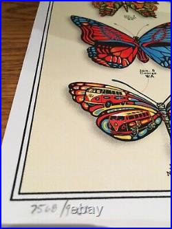 Dead and Company VIP 2019 BUTTERFLY Poster EMEK Signed and Numbered