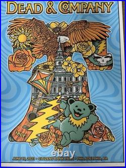 Dead and & Company poster 6/15-2023 Citizens Bank Park Philadelphia 1491/1840