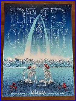 Dead and Company poster 9/13/21 Hollywood St. Louis Grateful Dead artist signed