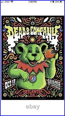 Dead and Company poster Atlanta 2021 #617