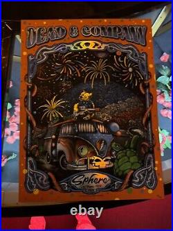 Dead and & Company poster FOIL Las Vegas Sphere Brandon Trammel 7/4 2024 July 4t